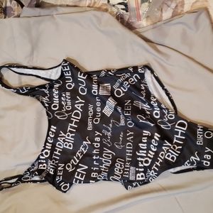 PINJIA Cute One Piece Swimsuit with High Cut and Low Back for Women Bath…